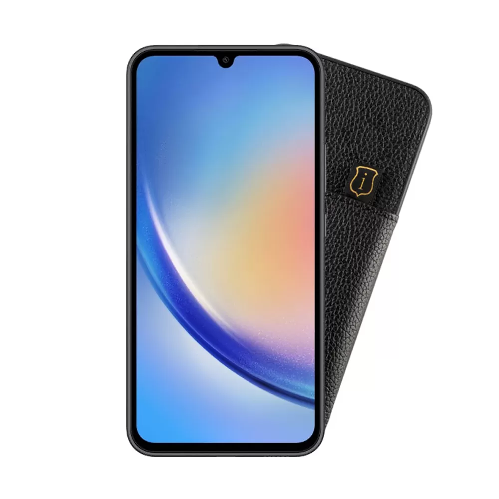 IDOL 1991 ANTI-RFID LEATHER SMART WALLET ΘΗΚΗ SAMSUNG A34 5G A346 6.6in CAMERA GUARD BLACK - Image 5