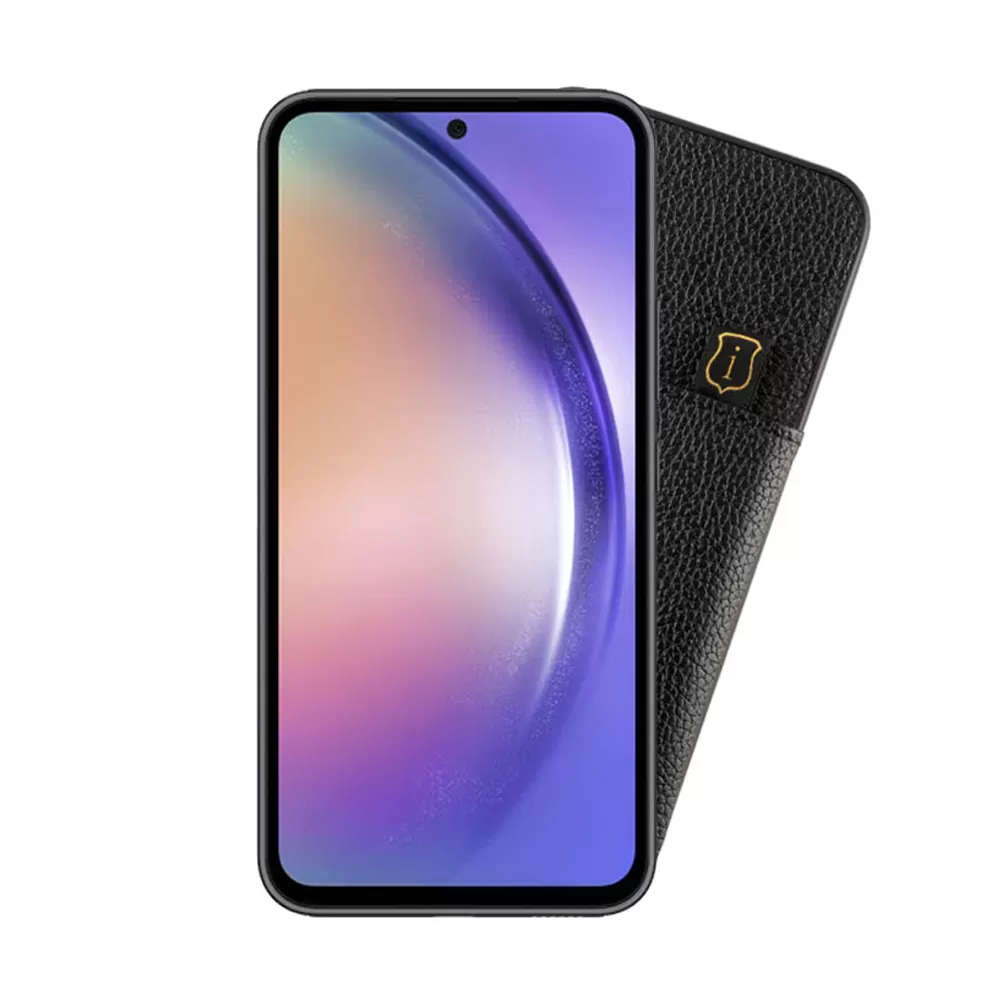 IDOL 1991 ANTI-RFID LEATHER SMART WALLET ΘΗΚΗ SAMSUNG A54 5G A546 6.4in CAMERA GUARD BLACK - Image 5