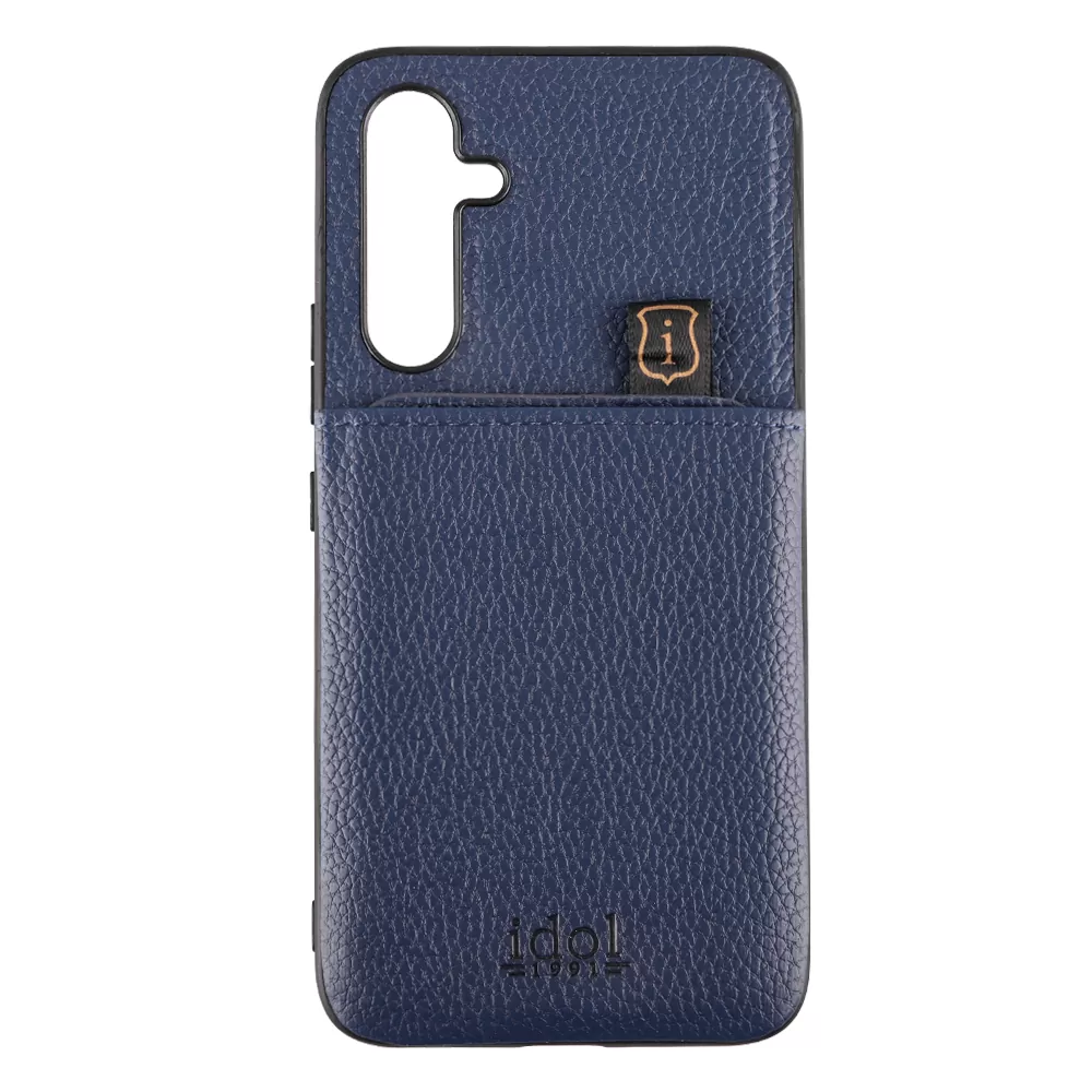 IDOL 1991 ANTI-RFID LEATHER SMART WALLET ΘΗΚΗ SAMSUNG A54 5G A546 6.4in CAMERA GUARD BLUE - Image 7
