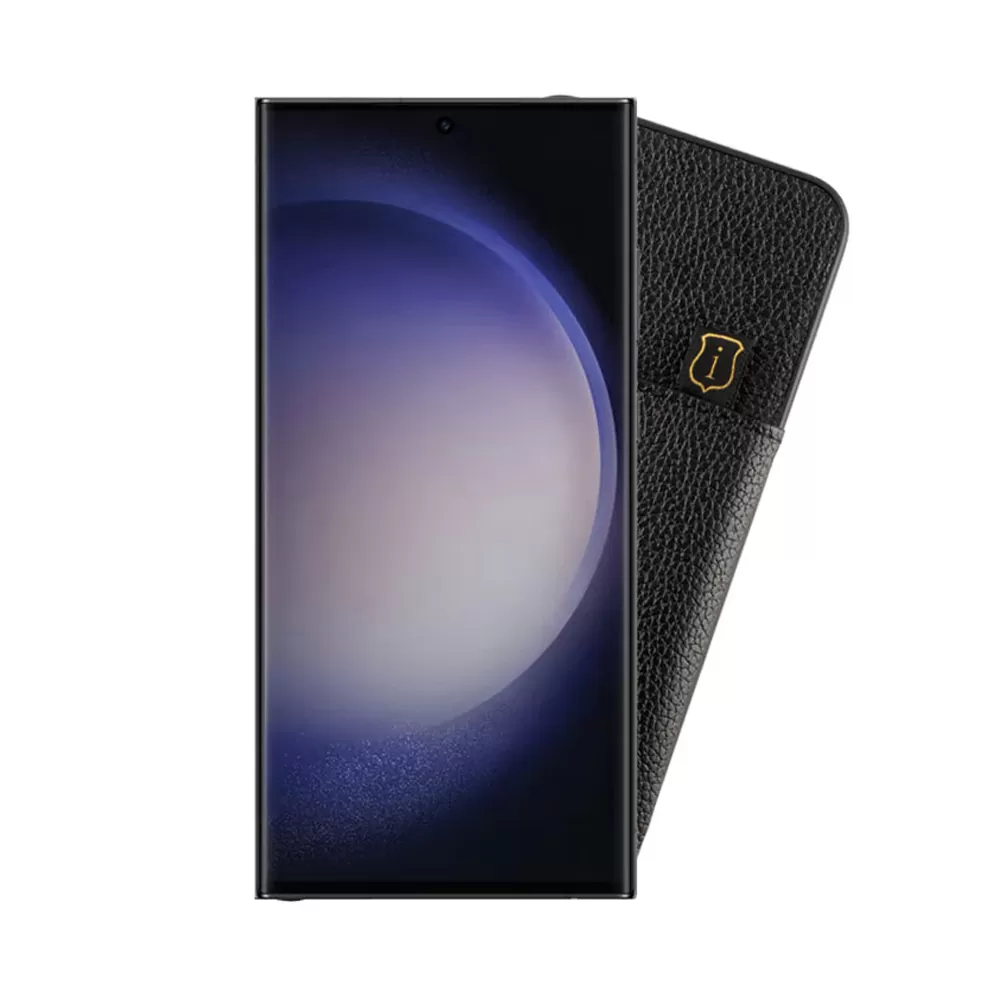 IDOL 1991 ANTI-RFID LEATHER SMART WALLET ΘΗΚΗ SAMSUNG S23 ULTRA 5G S918 6.8in CAMERA GUARD BLACK - Image 5