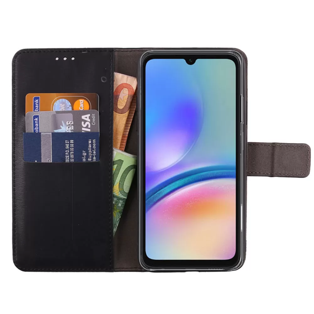 VOLTE-TEL ALLURE ΘΗΚΗ SAMSUNG A05s 4G A057/F14 4G E145 6.7in  MAGNET BOOK STAND CLIP BLACK - Image 5