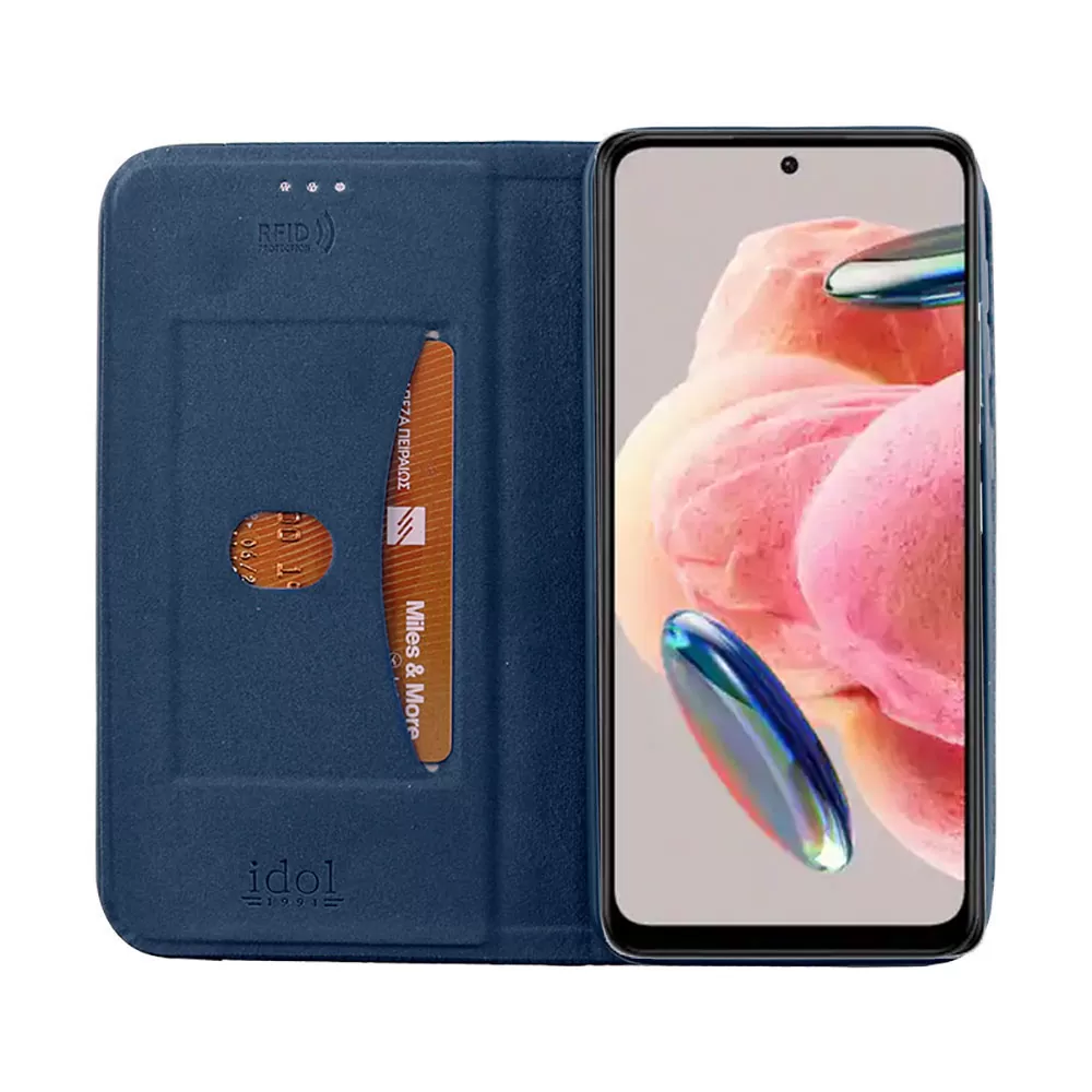 IDOL 1991 ELITE ΘΗΚΗ XIAOMI REDMI NOTE 12 4G 6.67in  ANTI-RFID BOOK STAND BLUE - Image 7