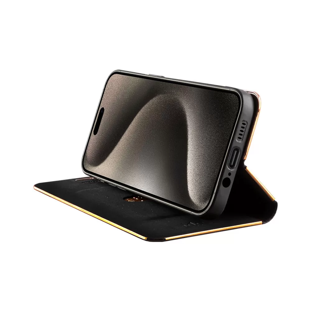 IDOL 1991 ELITE PRO ΘΗΚΗ SAMSUNG A14 4G A145/A14 5G A146 6.6in ANTI-RFID BOOK STAND BLACK - Image 4