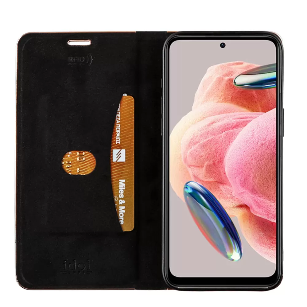 IDOL 1991 ELITE PRO ΘΗΚΗ XIAOMI REDMI NOTE 12 4G 6.67in ANTI-RFID BOOK STAND BLACK - Image 6