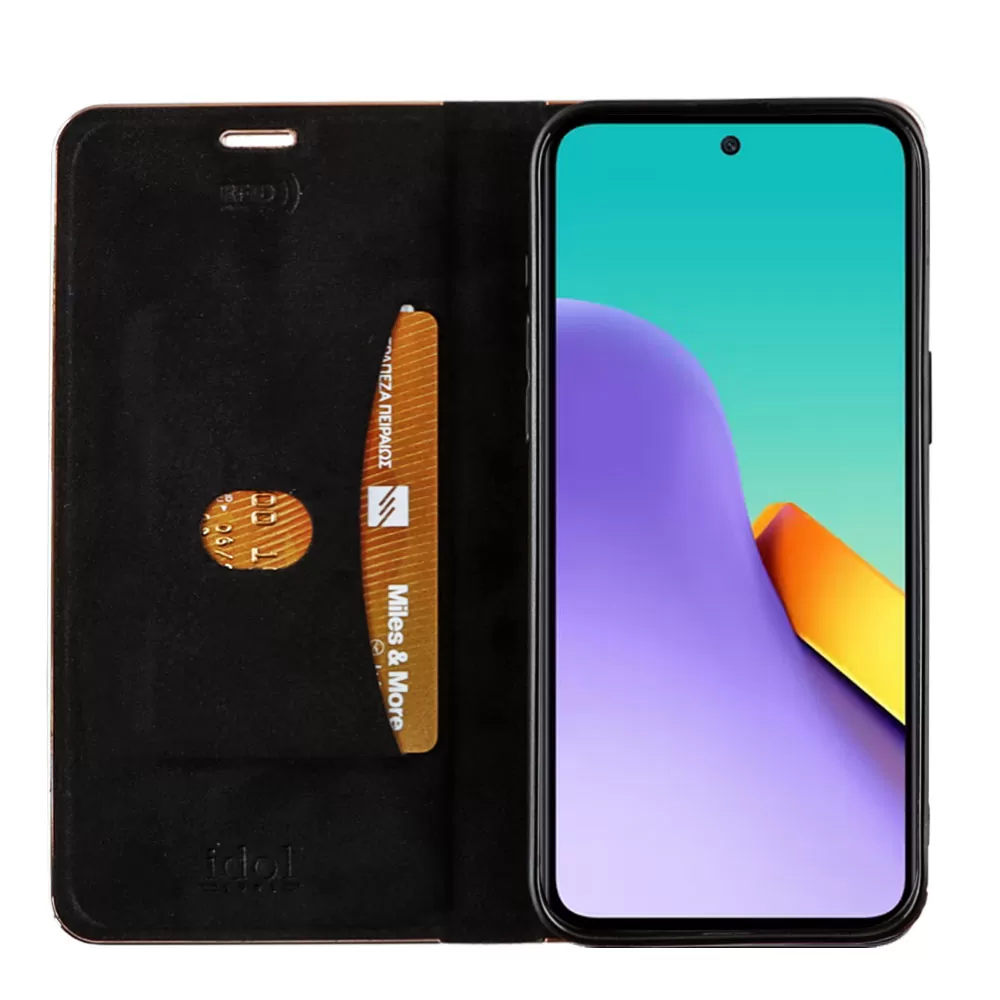 IDOL 1991 ELITE PRO ΘΗΚΗ XIAOMI REDMI 12 4G/5G 6.79in ANTI-RFID BOOK STAND BLACK - Image 6