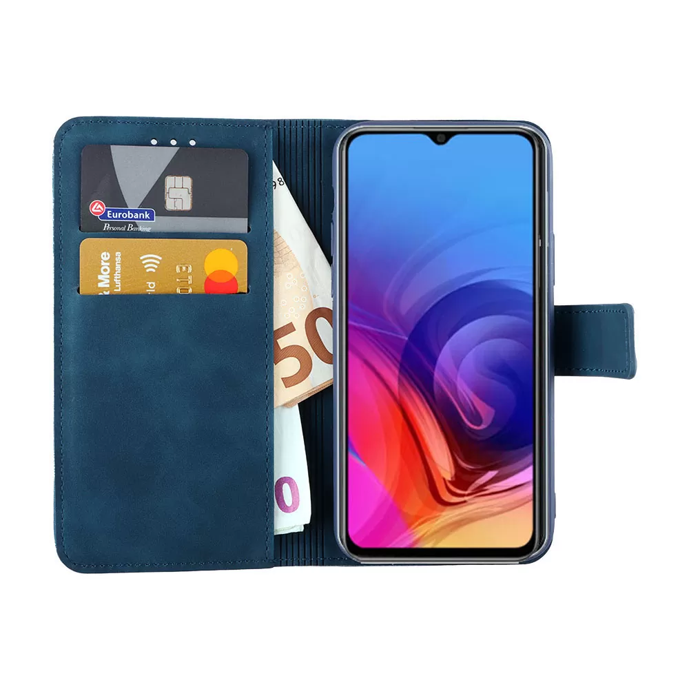 LIME ESSENTIAL ΘΗΚΗ SAMSUNG A15 4G A155/A15 5G A156 6.4in  MAGNET BOOK STAND CLIP DARK BLUE - Image 5