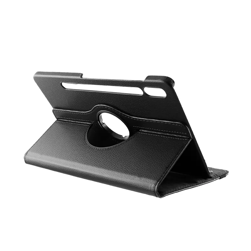 VOLTE-TEL ΘΗΚΗ SAMSUNG TAB S10 LITE X400/S10 FE X520/ TAB S9 FE X510 10.9"/TAB S9 X710 11.0" LEATHER BOOK ROTATING STAND BLACK - Image 3