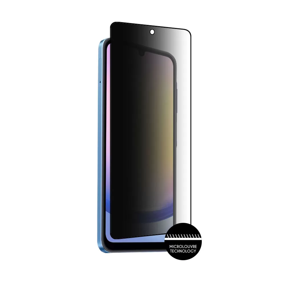 IDOL 1991 PREMIUM PRIVACY ANTISPY TEMPERED GLASS SAMSUNG A25 5G A256 6.5in 9H 0.25mm SEMI CURVED FULL GLUE BLACK - Image 6