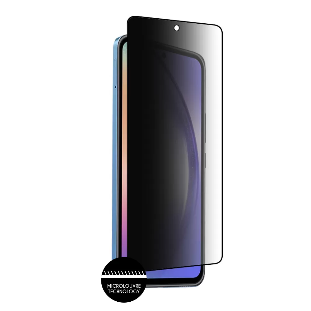 IDOL 1991 PREMIUM PRIVACY ANTISPY TEMPERED GLASS SAMSUNG A55 5G A556 6.6in 9H 0.25mm SEMI CURVED FULL GLUE BLACK - Image 7