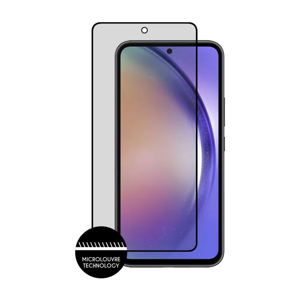 IDOL 1991 PREMIUM PRIVACY ANTISPY TEMPERED GLASS SAMSUNG A55 5G A556 6.6in 9H 0.25mm SEMI CURVED FULL GLUE BLACK - Image 6