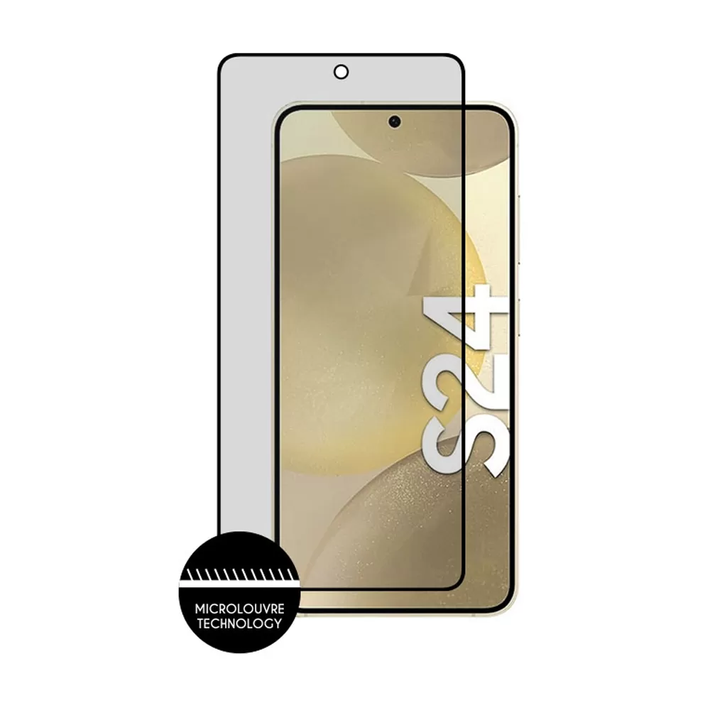 IDOL 1991 PREMIUM PRIVACY ANTISPY TEMPERED GLASS SAMSUNG S24 5G 6.2in 9H 0.25mm SEMI CURVED FULL GLUE BLACK - Image 6