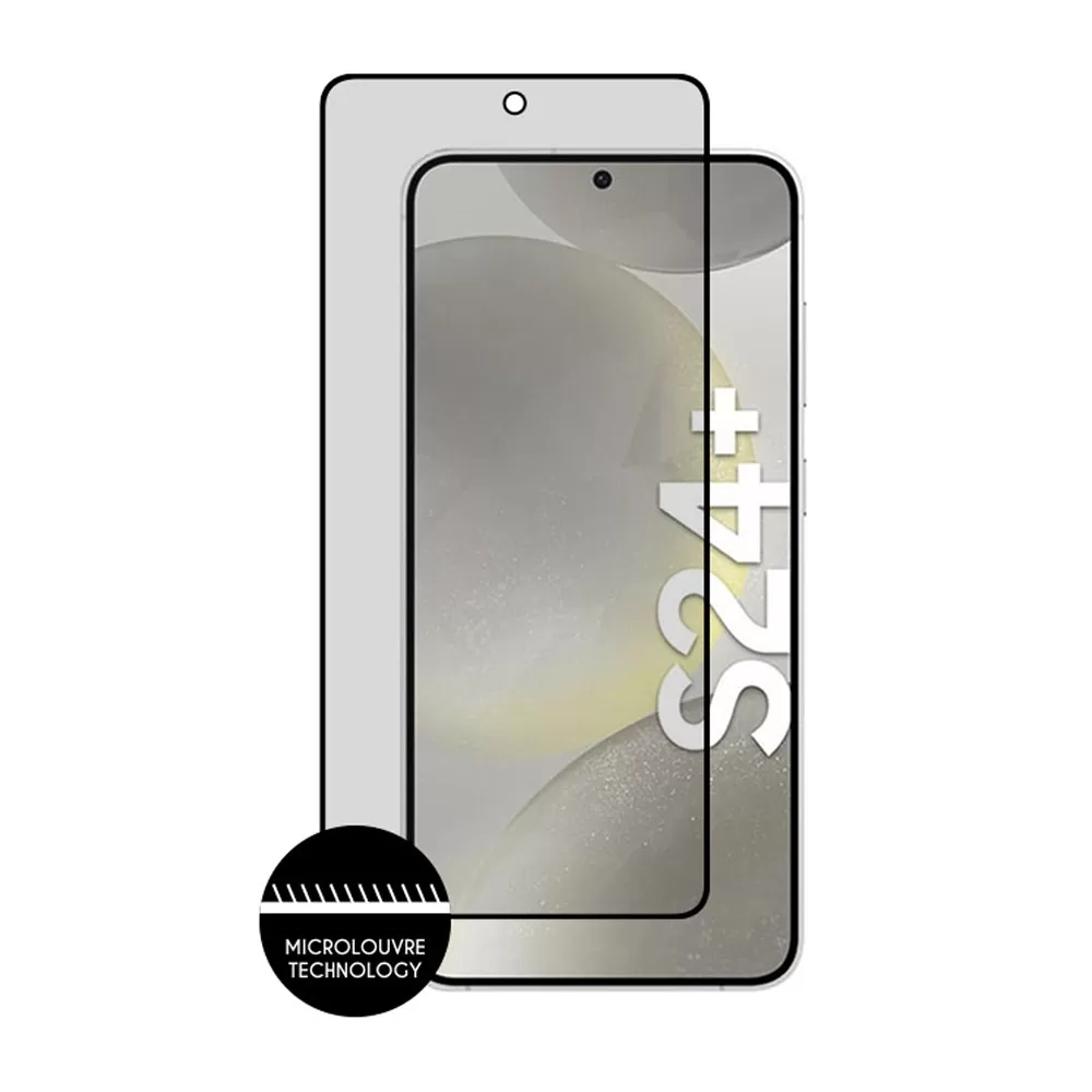 IDOL 1991 PREMIUM PRIVACY ANTISPY TEMPERED GLASS SAMSUNG S24 PLUS 5G 6.7in 9H 0.25mm SEMI CURVED FULL GLUE BLACK - Image 6