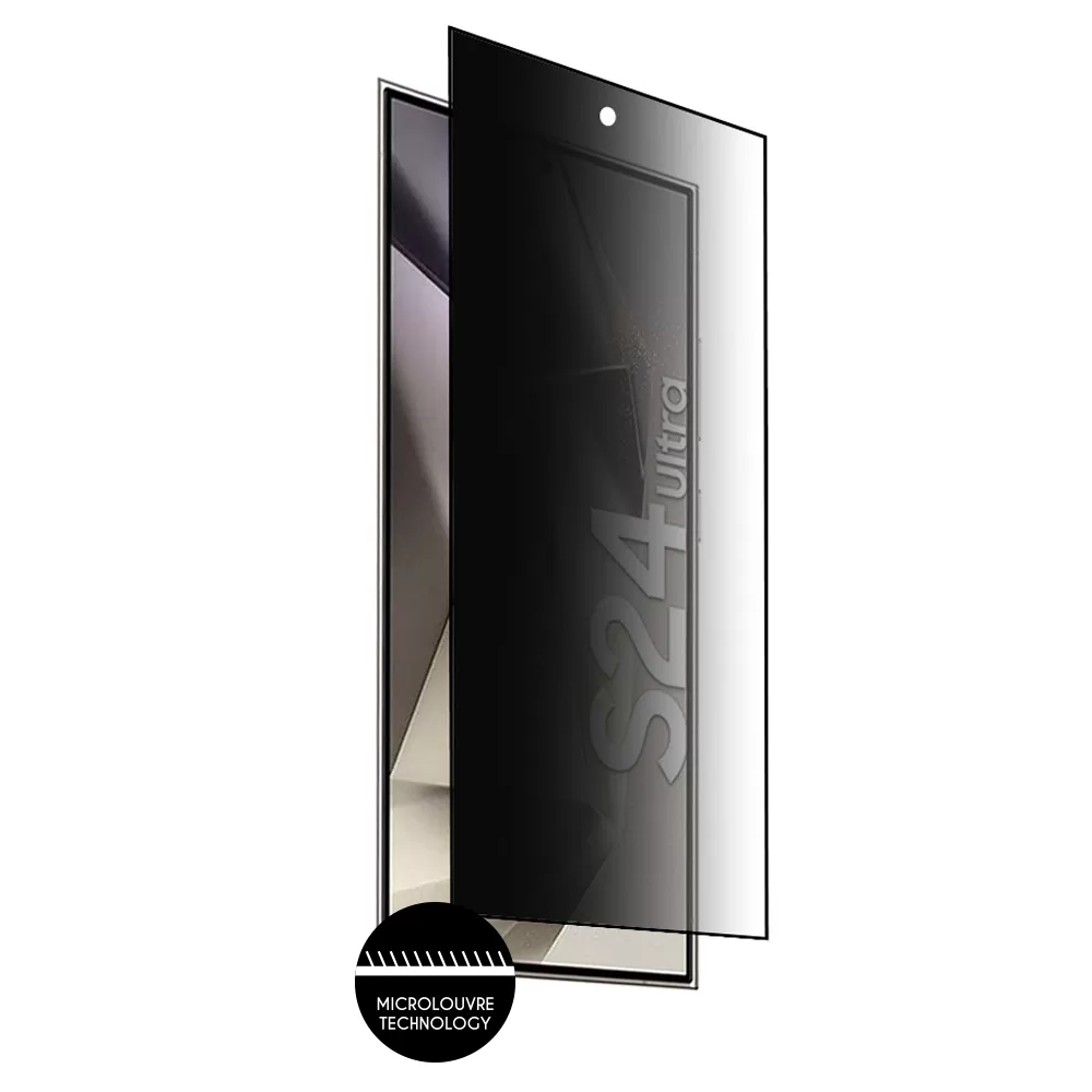 IDOL 1991 PREMIUM PRIVACY ANTISPY TEMPERED GLASS SAMSUNG S24 ULTRA 5G 6.8in 9H 0.25mm SEMI CURVED FULL GLUE BLACK - Image 7