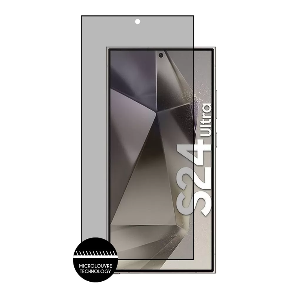 IDOL 1991 PREMIUM PRIVACY ANTISPY TEMPERED GLASS SAMSUNG S24 ULTRA 5G 6.8in 9H 0.25mm SEMI CURVED FULL GLUE BLACK - Image 6
