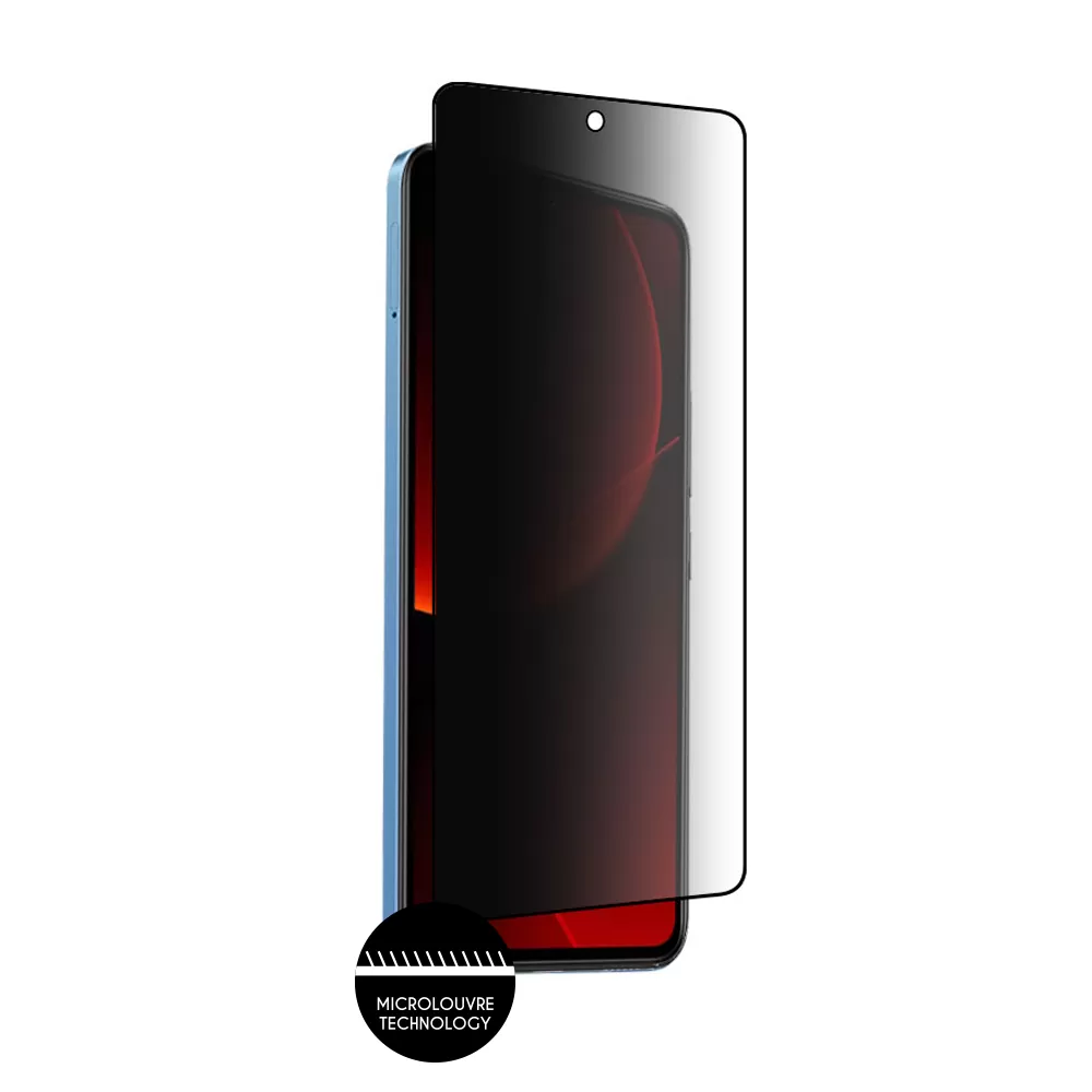 IDOL 1991 PREMIUM PRIVACY ANTISPY TEMPERED GLASS XIAOMI 13T 6.67in 9H 0.25mm SEMI CURVED FULL GLUE BLACK - Image 7