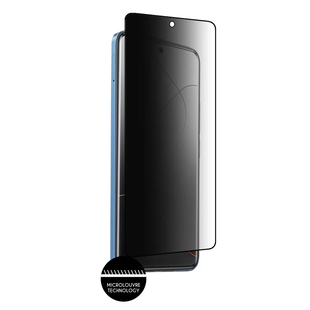 IDOL 1991 PREMIUM PRIVACY ANTISPY TEMPERED GLASS XIAOMI 14 6.36in 9H 0.25mm SEMI CURVED FULL GLUE BLACK - Image 7