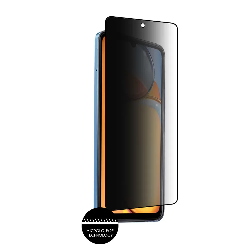 IDOL 1991 PREMIUM PRIVACY ANTISPY TEMPERED GLASS XIAOMI REDMI 13C 4G/5G 6.74in 9H 0.25mm SEMI CURVED FULL GLUE BLACK - Image 7