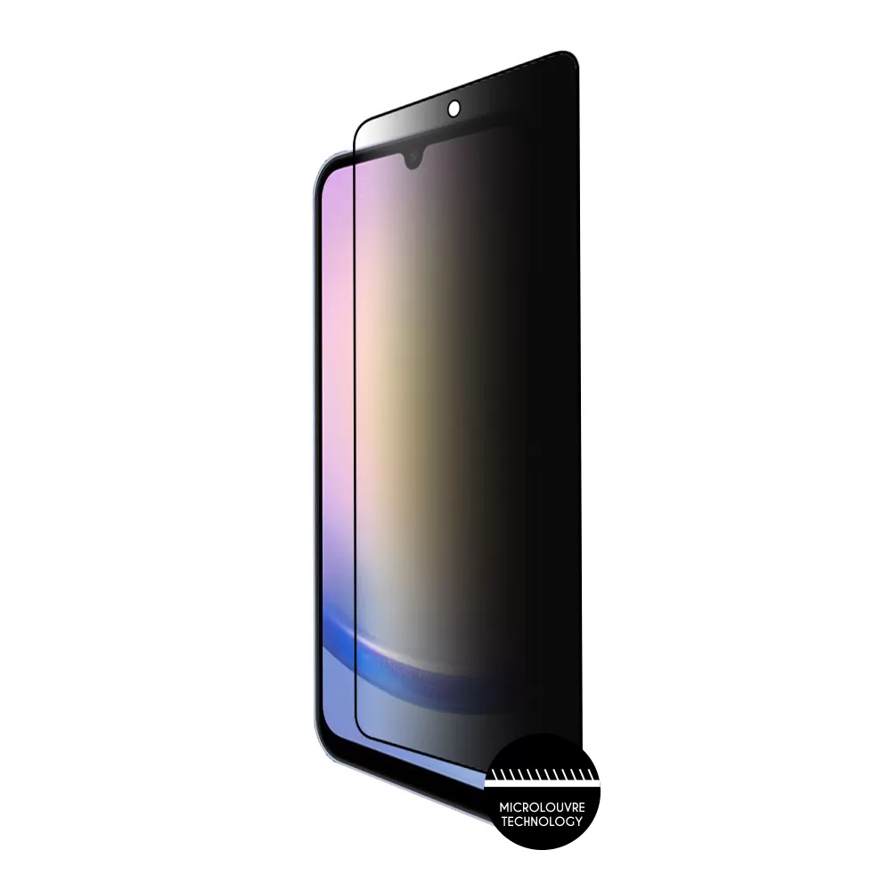 IDOL 1991 PRIVACY ANTISPY TEMPERED GLASS SAMSUNG A25 5G A256 6.5in 9H 0.25mm SEMI CURVED FULL GLUE BLACK - Image 7
