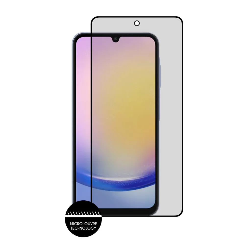 IDOL 1991 PRIVACY ANTISPY TEMPERED GLASS SAMSUNG A25 5G A256 6.5in 9H 0.25mm SEMI CURVED FULL GLUE BLACK - Image 6