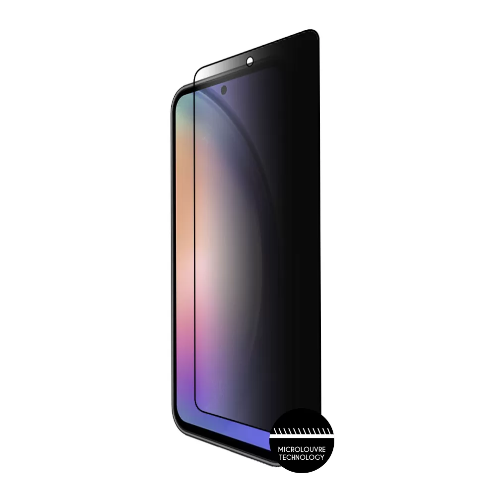 IDOL 1991 PRIVACY ANTISPY TEMPERED GLASS SAMSUNG A55 5G A556 6.6in 9H 0.25mm SEMI CURVED FULL GLUE BLACK - Image 7
