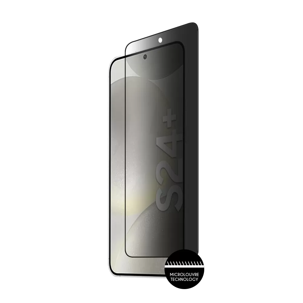 IDOL 1991 PRIVACY ANTISPY TEMPERED GLASS SAMSUNG S24 PLUS 5G 6.7in 9H 0.25mm 3D SEMI CURVED EDGE GLUE FINGER UNLOCK BLACK - Image 7
