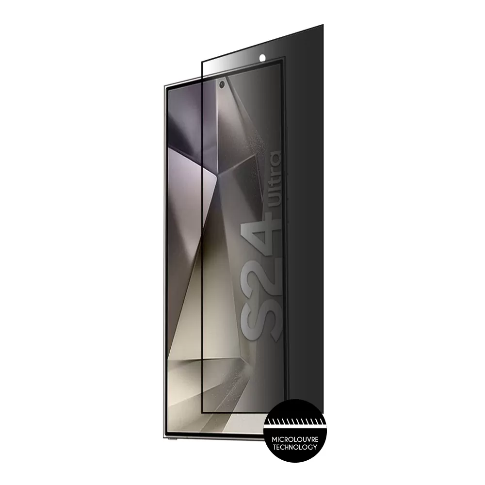 IDOL 1991 PRIVACY ANTISPY TEMPERED GLASS SAMSUNG S24 ULTRA 5G 6.8in 9H 0.25mm 3D SEMI CURVED EDGE GLUE FINGER UNLOCK BLACK - Image 7