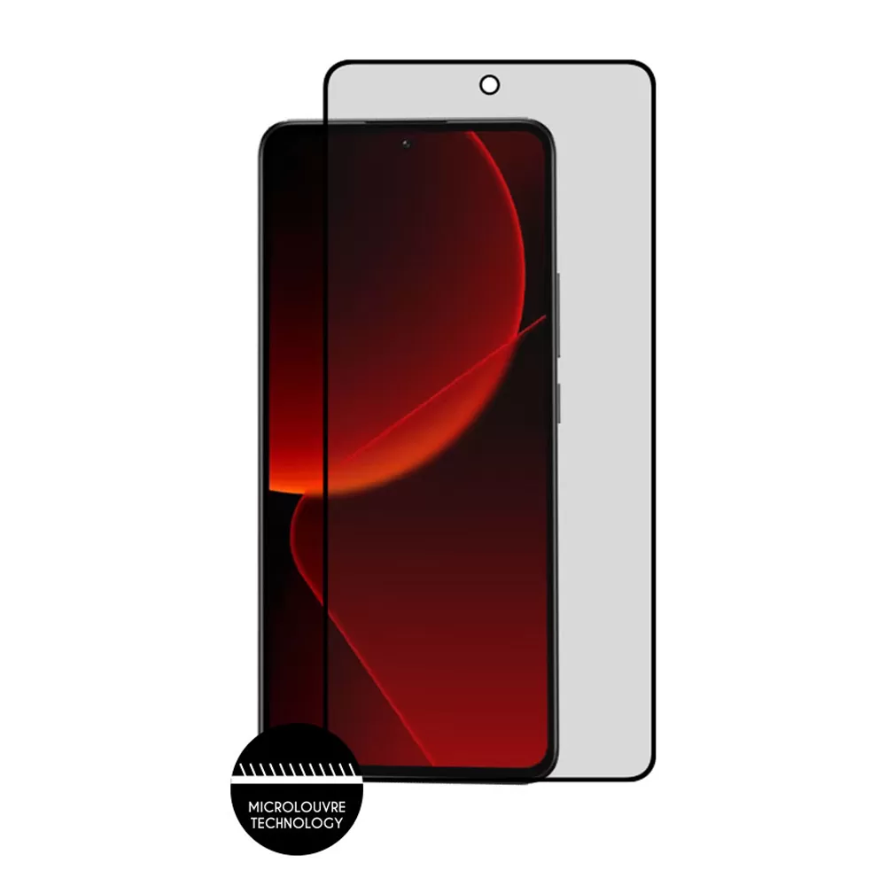 IDOL 1991 PRIVACY ANTISPY TEMPERED GLASS XIAOMI 13T 6.67in 9H 0.25mm SEMI CURVED FULL GLUE BLACK - Image 6