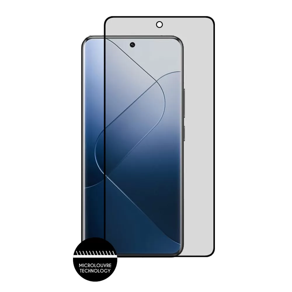 IDOL 1991 PRIVACY ANTISPY TEMPERED GLASS XIAOMI 14 6.36in 9H 0.25mm SEMI CURVED FULL GLUE BLACK - Image 6