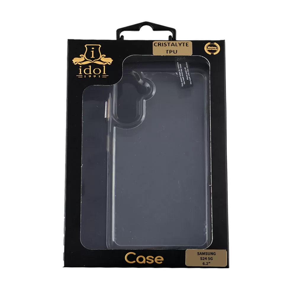 IDOL 1991 CRISTALYTE TPU ΘΗΚΗ SAMSUNG S24 5G S921 6.2in CAMERA GUARD ΔΙΑΦΑΝΗ ΓΚΡΙ - Image 2