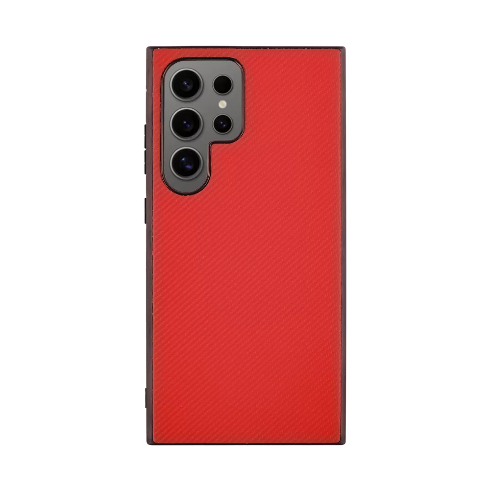 VOLTE-TEL CARBON LIFT ΘΗΚΗ SAMSUNG S24 ULTRA 5G S928 6.8in  CAMERA GUARD RED - Image 6