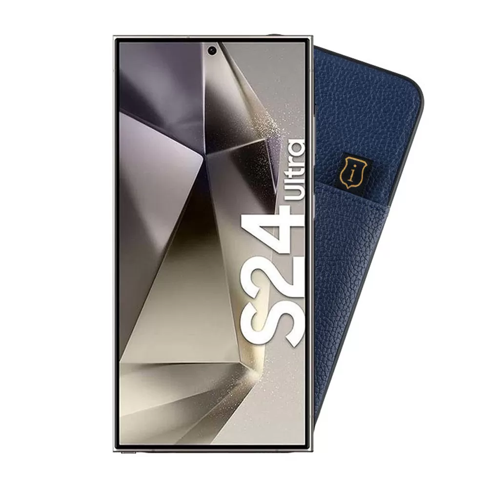 IDOL 1991 ANTI-RFID LEATHER SMART WALLET ΘΗΚΗ SAMSUNG S24 ULTRA 5G S928 6.8in CAMERA GUARD BLUE - Image 5