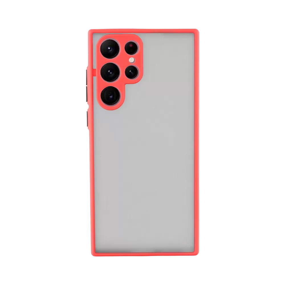 LIME HARDSHELL FUSION ΘΗΚΗ SAMSUNG S24 ULTRA 5G S928 6.8in  FULL CAMERA PROTECTION RED WITH BLACK KEYS - Image 7