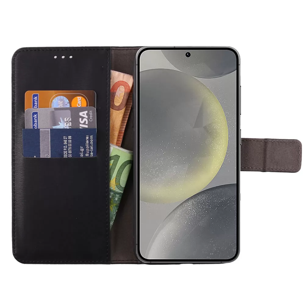 VOLTE-TEL ALLURE ΘΗΚΗ SAMSUNG S24 5G S921 6.2in  MAGNET BOOK STAND CLIP BLACK - Image 5