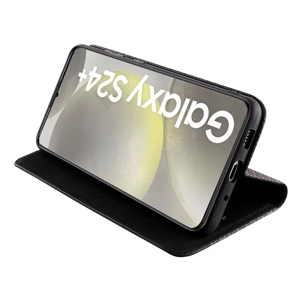 IDOL 1991 ELITE ΘΗΚΗ SAMSUNG S24 PLUS 5G S926 6.7in  ANTI-RFID BOOK STAND BLACK - Image 4
