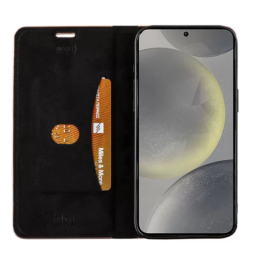 IDOL 1991 ELITE PRO ΘΗΚΗ SAMSUNG S24 5G S921 6.2in ANTI-RFID BOOK STAND BLACK - Image 6