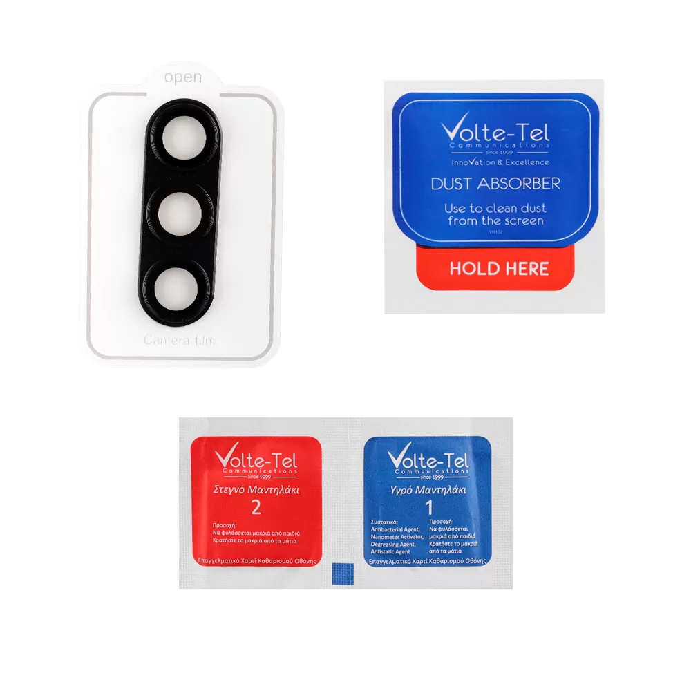 VOLTE-TEL CAMERA GLASS COVER SAMSUNG S24 PLUS 5G S926 6.7in 9H 0.30MM 3D ALUMINIUM-ELECTROPLATING FRAME BLACK - Image 5
