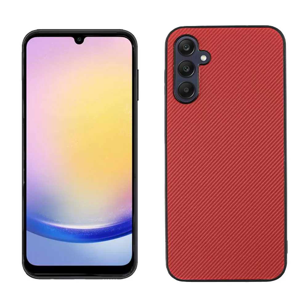 VOLTE-TEL CARBON LIFT ΘΗΚΗ SAMSUNG A25 5G A256 6.5in  CAMERA GUARD RED - Image 5