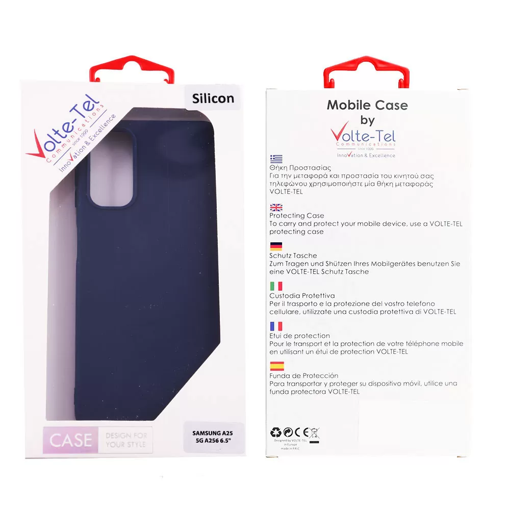 VOLTE-TEL SILICON TPU ΘΗΚΗ SAMSUNG A25 5G A256 6.5in  CAMERA GUARD BLUE - Image 2