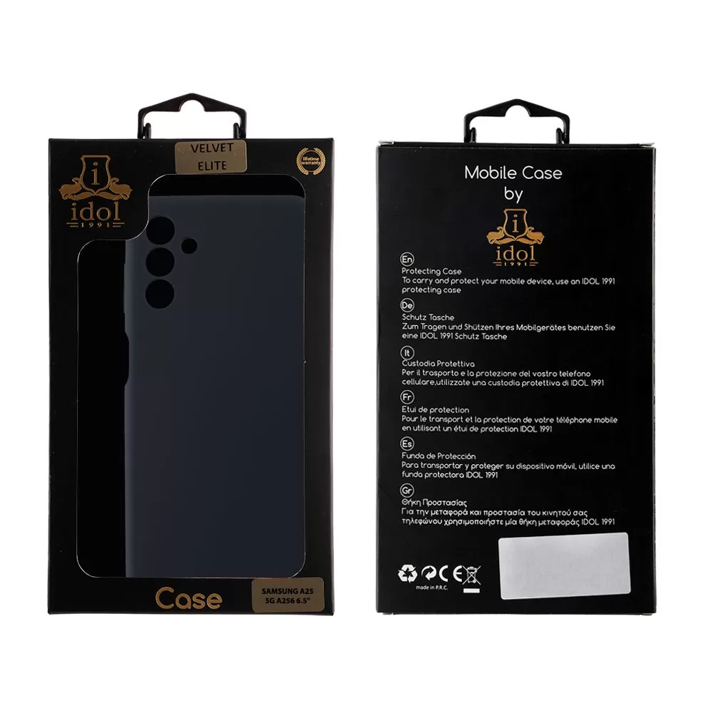 IDOL 1991 VELVET ELITE TPU ΘΗΚΗ SAMSUNG A25 5G A256 6.5in  4 SIDE FULL CAMERA PROTECTION WINTER BLUE - Image 2