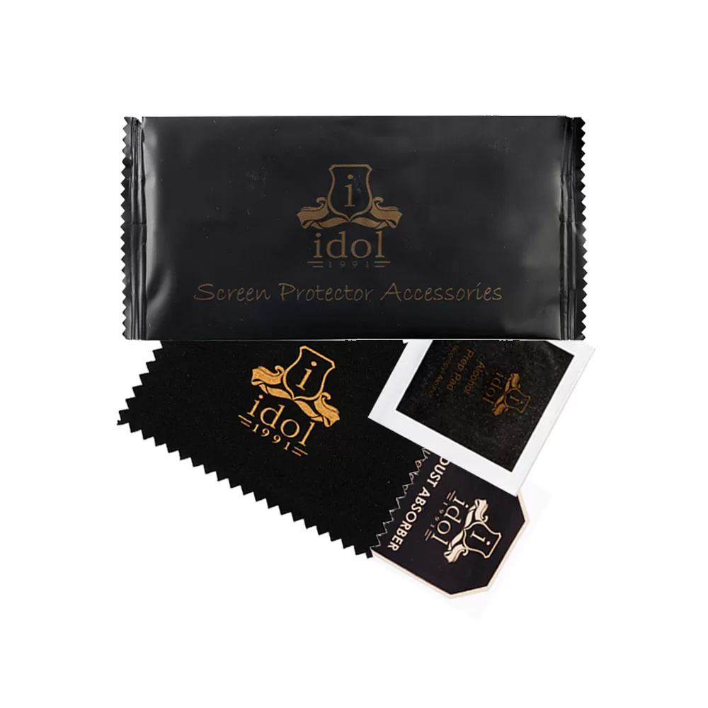 IDOL 1991 GLAMOUR TEMPERED GLASS XIAOMI 14 PRO 5G 6.73in 9H 0.30mm FULL COVER 3D EDGE GLUE FINGER UNLOCK BLACK - Image 4