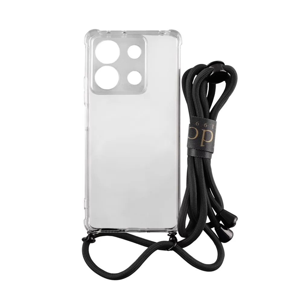 IDOL 1991 ANTISHOCK AIR TPU ΘΗΚΗ XIAOMI REDMI NOTE 13 5G 6.67in  WITH STRAP FULL CAMERA PROTECTION ΔΙΑΦΑΝΗ - Image 8