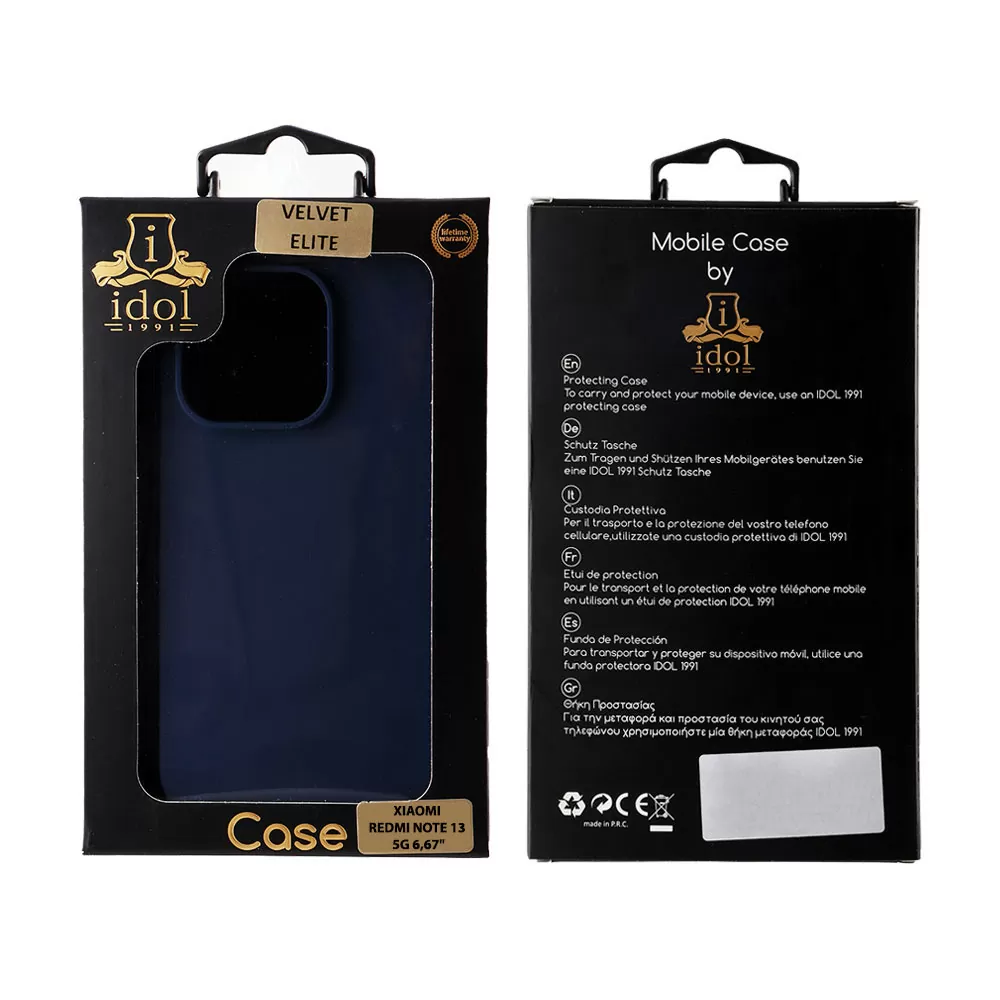 IDOL 1991 VELVET ELITE TPU ΘΗΚΗ XIAOMI REDMI NOTE 13 5G 6.67in  4 SIDE CAMERA GUARD WINTER BLUE - Image 2