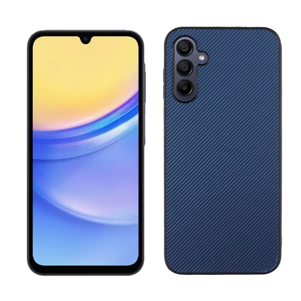 VOLTE-TEL CARBON LIFT ΘΗΚΗ SAMSUNG A15 4G A155/A15 5G A156 6.4in  CAMERA GUARD PROTECTION BLUE - Image 5