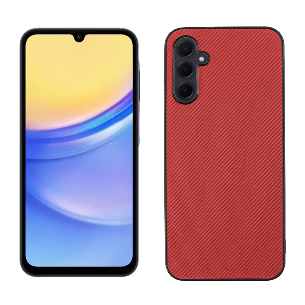 VOLTE-TEL CARBON LIFT ΘΗΚΗ SAMSUNG A35 5G A356 6.6in  CAMERA GUARD RED - Image 5