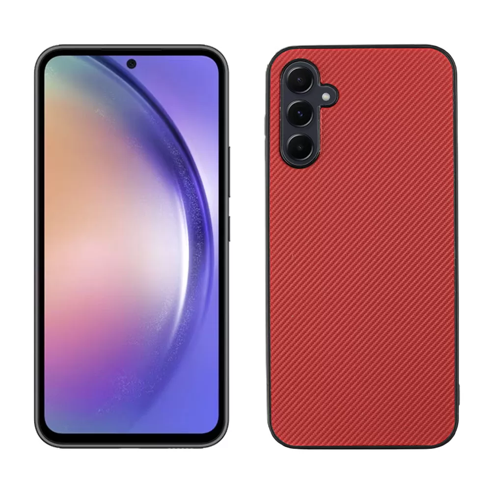 VOLTE-TEL CARBON LIFT ΘΗΚΗ SAMSUNG A55 5G A556 6.6in  CAMERA GUARD RED - Image 5