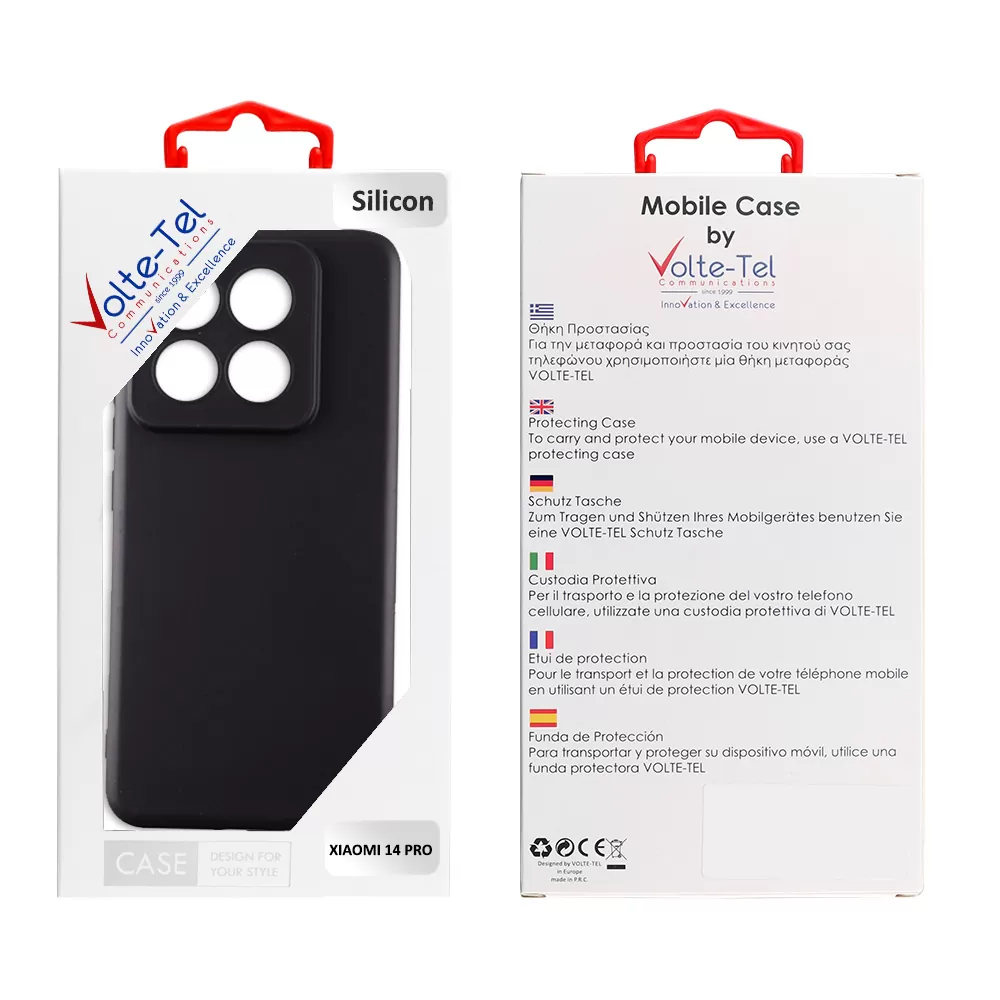 VOLTE-TEL SILICON TPU ΘΗΚΗ XIAOMI 14 PRO 5G 6.73in  FULL CAMERA PROTECTION BLACK - Image 2