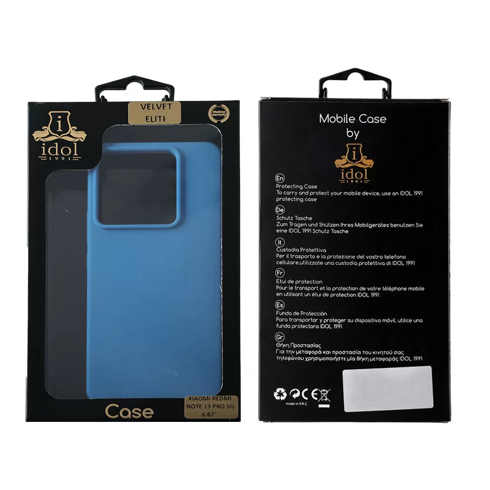 IDOL 1991 VELVET ELITE TPU ΘΗΚΗ XIAOMI REDMI NOTE 13 PRO 5G 6.67in  4 SIDE CAMERA GUARD WINTER BLUE - Image 2