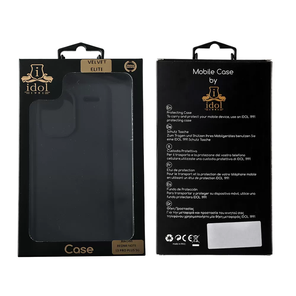 IDOL 1991 VELVET ELITE TPU ΘΗΚΗ XIAOMI REDMI NOTE 13 PRO PLUS 5G 6.67in  4 SIDE CAMERA GUARD BLACK - Image 2