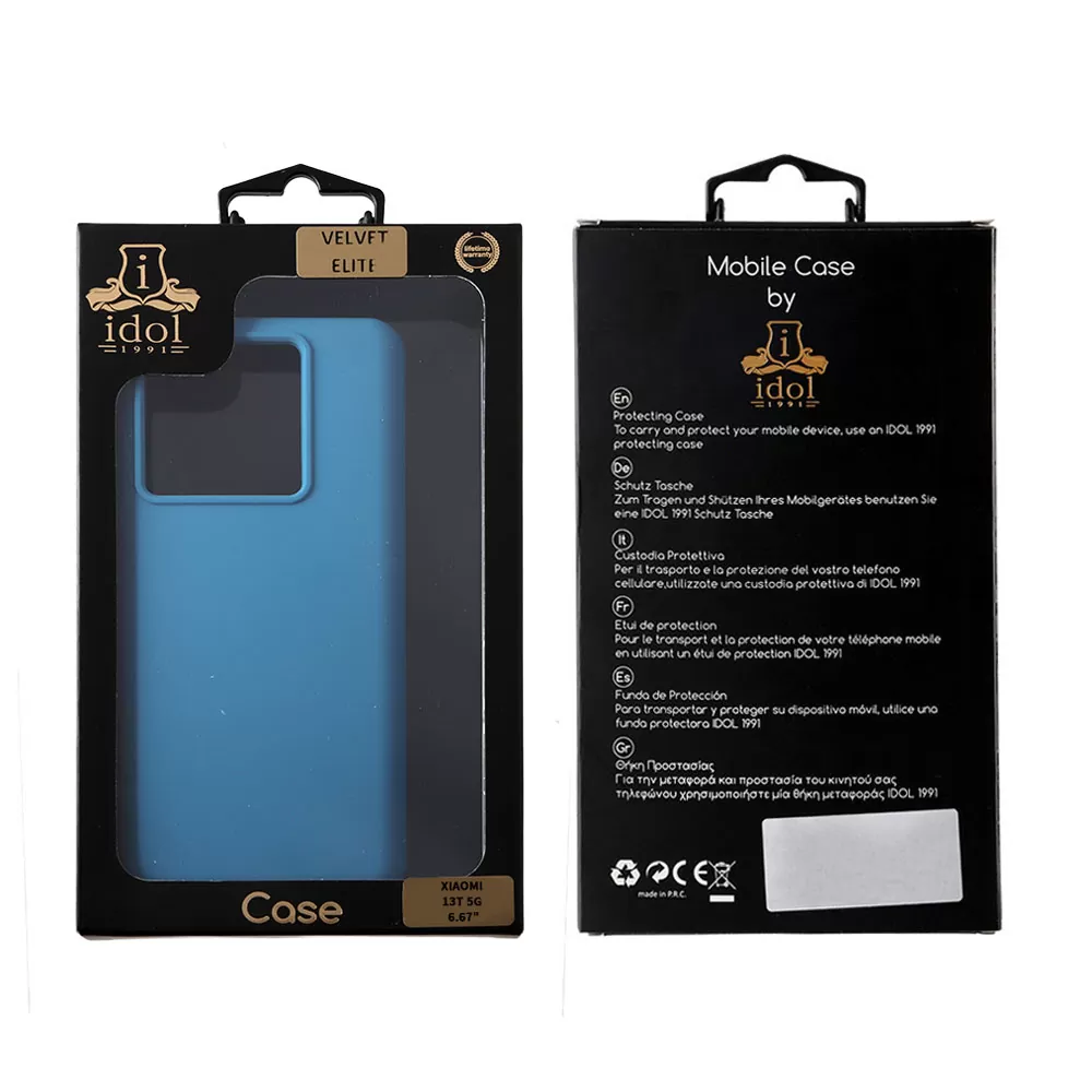 IDOL 1991 VELVET ELITE TPU ΘΗΚΗ XIAOMI 13T 5G 6.67in  4 SIDE CAMERA GUARD WINTER BLUE - Image 2
