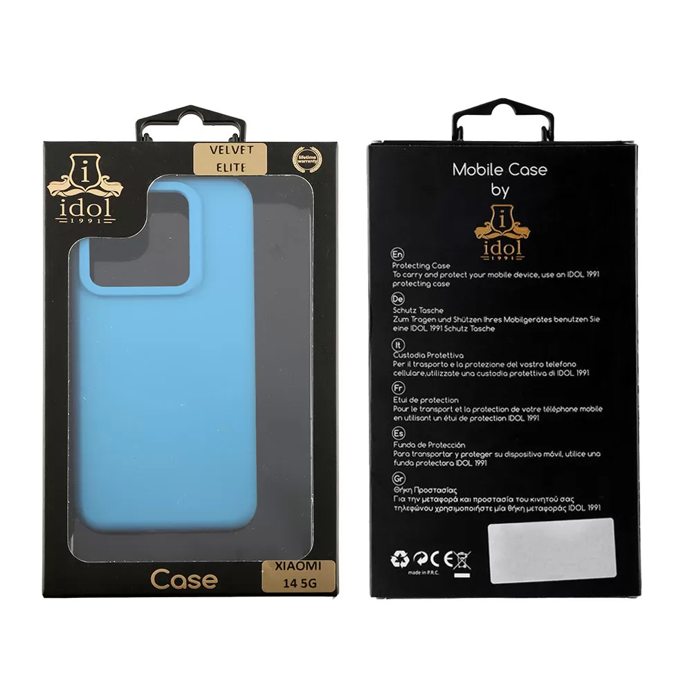 IDOL 1991 VELVET ELITE TPU ΘΗΚΗ XIAOMI 14 5G 6.36in  4 SIDE CAMERA GUARD WINTER BLUE - Image 2